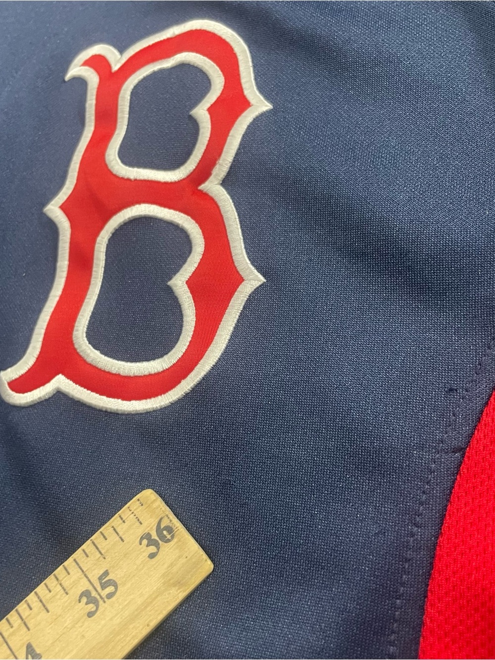 Vintage Boston Red Sox Jersey Men's M Team Nike Blue American Patch Stitched - Picture 2 of 12